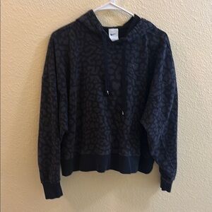Nike Black and Gray Textured Jacket